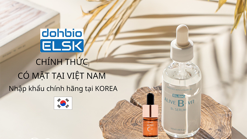 Zone Shop chính thức phân phối sản phẩm Serum B5 và Serum Vitamin C thương hiệu DOHBIO Elsk tại Việt Nam