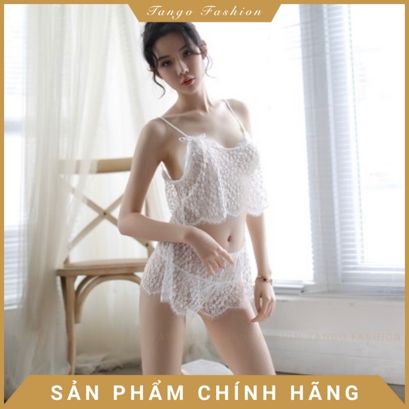 Đồ ngủ sexy ren mỏng xuyên thấu gợi cảm, chất ren cực đỉnh, sản phẩm giống hình 100% [TANGO FASHION]
