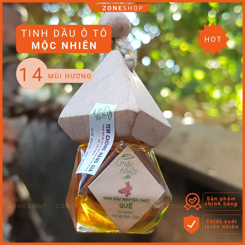 Tinh dầu treo xe ô tô Mộc Nhiên có chứng nhận, 14 mùi hương thơm, phân phối giá sỉ tại ZONESHOP