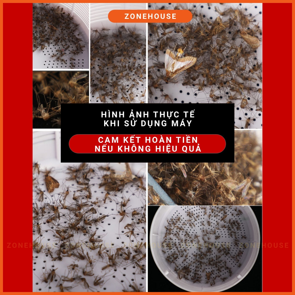 Đèn bắt muỗi cao cấp ZONEHOUSE, chế độ thông minh, trang trí để bàn, làm đèn ngủ, hiệu quả cao