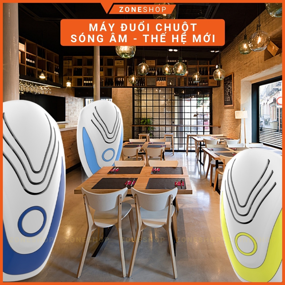 Máy đuổi chuột sóng âm ZoneHouse, thiết bị đuổi chuột, muỗi, côn trùng bằng sóng siêu âm, hiệu quả, an toàn [ZONESHOP]