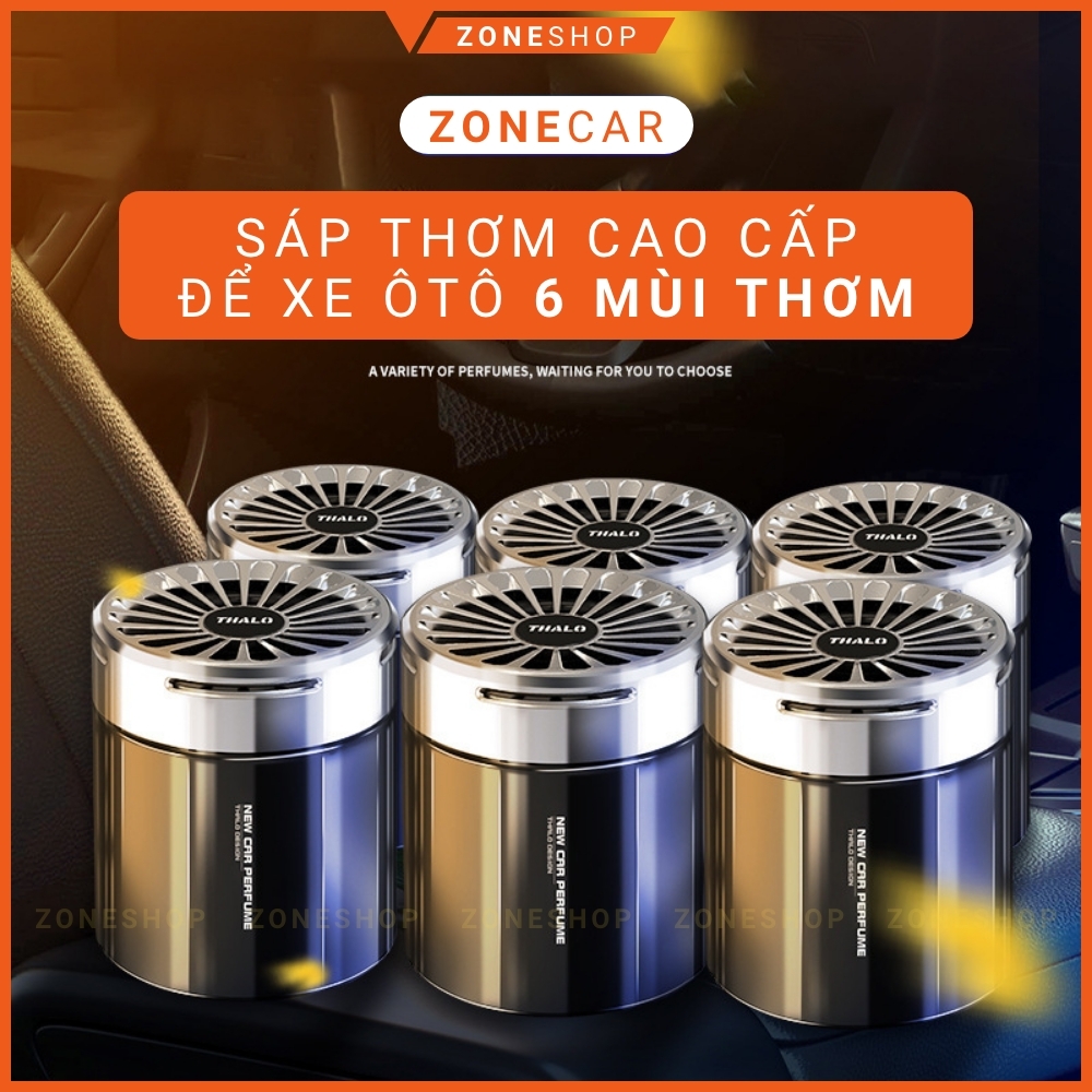 Sáp thơm ô tô, phòng ngủ, bàn làm việc cao cấp ZONECAR - THALO nhập khẩu Châu Âu, lọc khí, trang trí xe hơi [ZONESHOP]