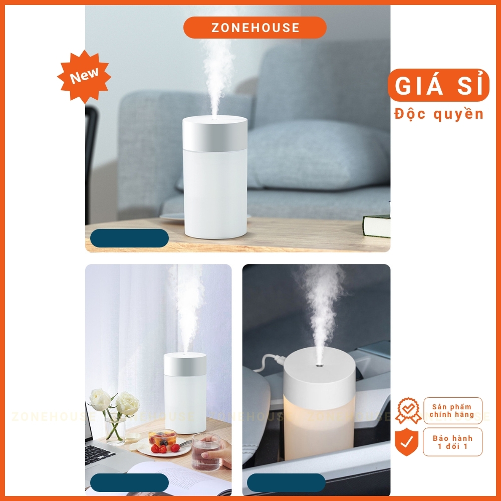 [GIÁSỈ] Máy xông tinh dầu tạo ẩm ZONEHOUSE, máy phun sương xông tinh dầu giá rẻ, máy khuếch tán tinh dầu [ZONESHOP]