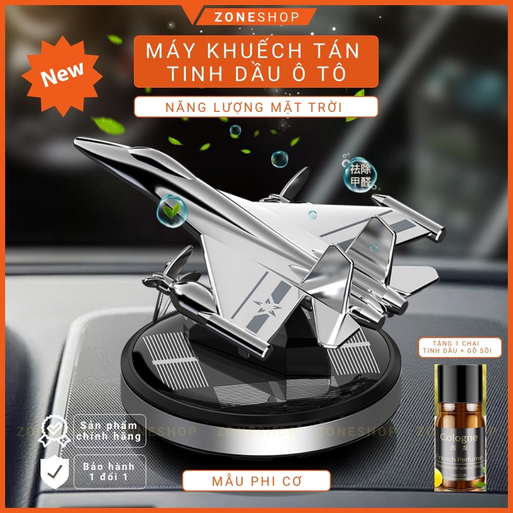 Máy bay TINH DẦU Ô TÔ Năng Lượng Mặt Trời ZONEHOUSE nhiều mẫu Máy Bay, máy khuếch tán tặng kèm tinh dầu thơm [ZONESHOP]