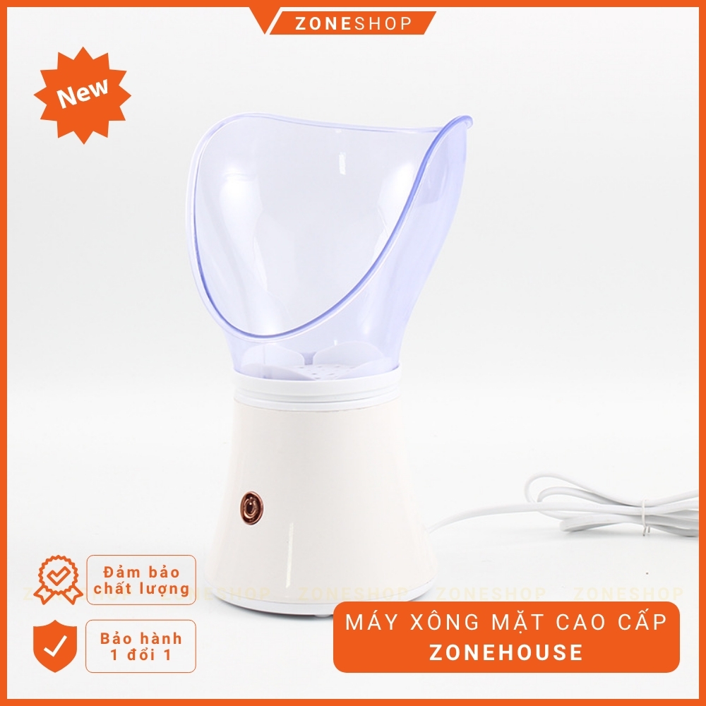 Máy xông mặt ZONEHOUSE, thế hệ mới, phun sương Nano, xông hơi nóng massage mặt cao cấp chính hãng [ZONESHOP]