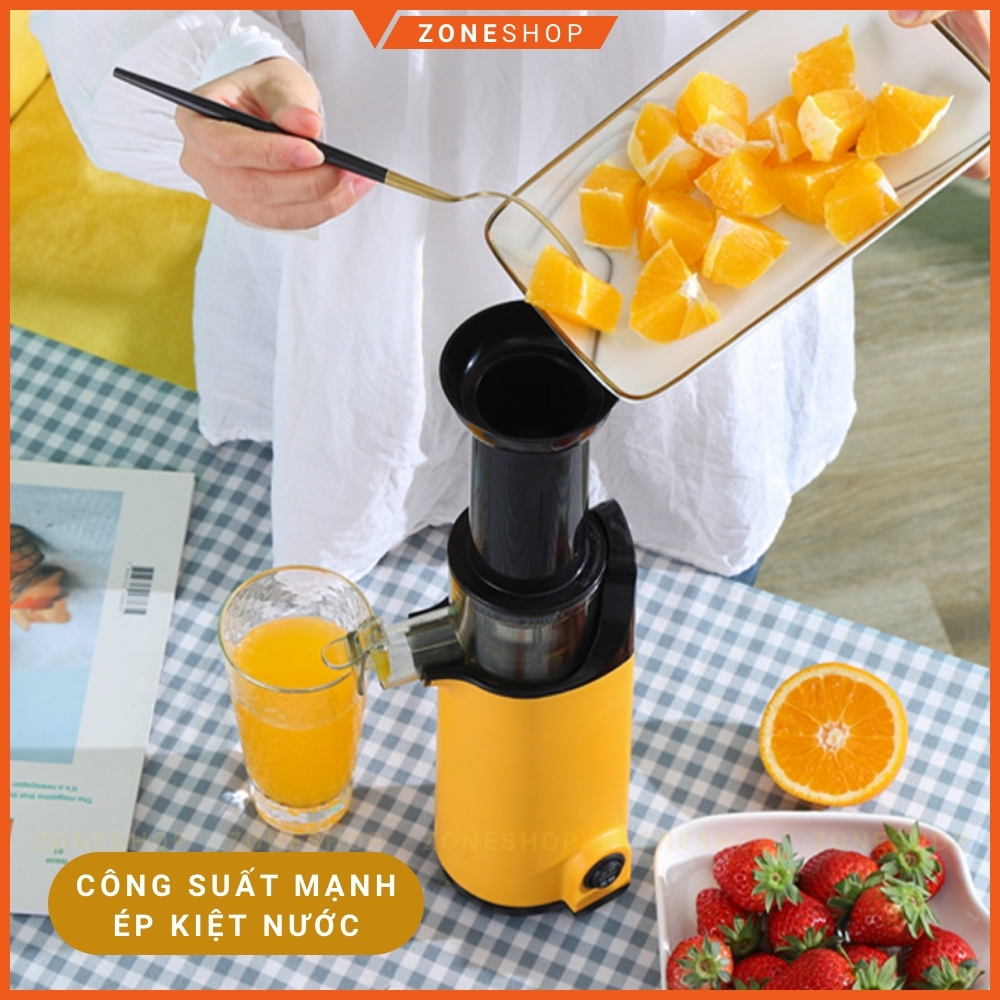 Máy ép chậm mini ZONEHOUSE - GUOYUAN Máy Ép Trái Cây Tươi GUOYUAN hàng mới phiên bản nâng cấp mạnh mẽ nhất [ZONESHOP]