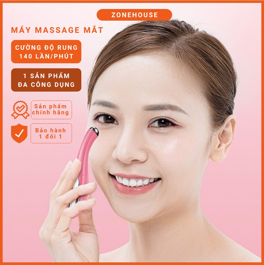 Máy massage mắt ZONEHOUSE chống lão hóa mờ quầng thâm, giảm bọng mắt, cải thiện vùng da quanh mắt