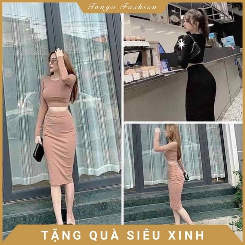 Đầm ôm body, Váy thun kiểu dáng sexy nữ, đầm mặc đi chơi - TANGO SHOP