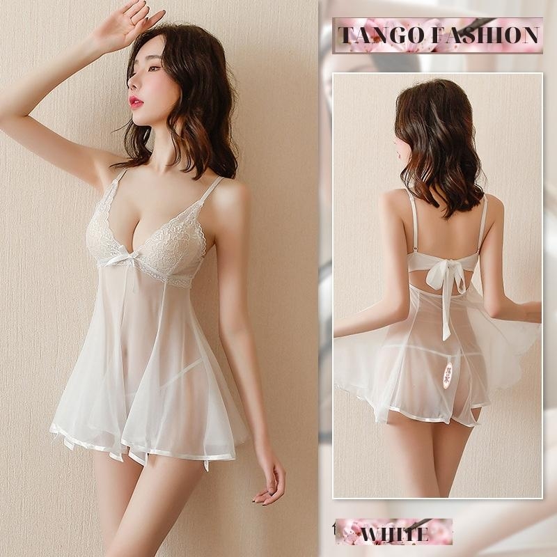 Váy ngủ sexy, đầm voan ren cao cấp thiết kế gợi cảm, tặng quần chíp G-string [TANGO FASHION]