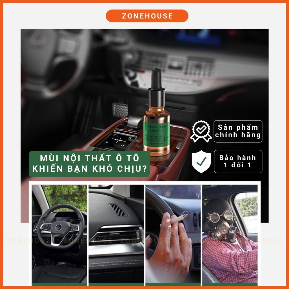 [NEW] Tinh dầu tự nhiên chiết xuất hoàn toàn từ thực vật, an toàn sức khoẻ, mùi hương dễ chịu, lan toả sâu ZONEHOUSE