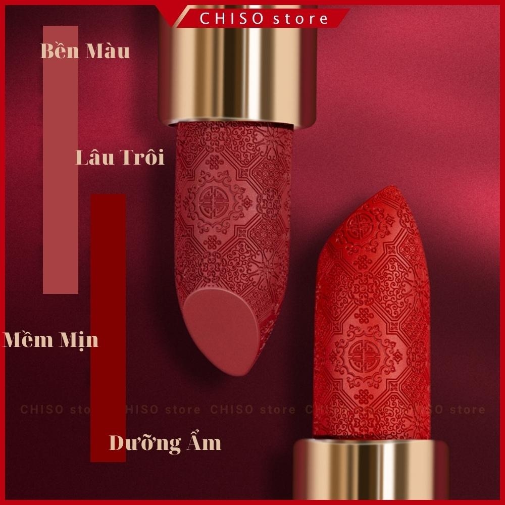 Son môi Treeceng dưỡng ẩm trang điểm lâu trôi thiết kế cung đình sang trọng quý phái mỹ phẩm nội địa trung 3.6g