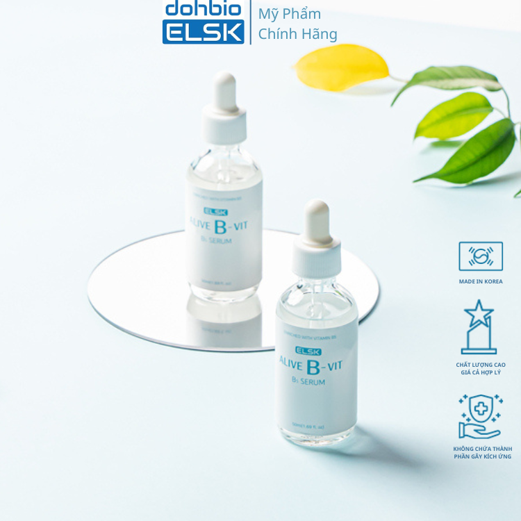 Serum B5 DOHBIO Elsk Alive B-vit 50ml, nhập khẩu Hàn Quốc, chăm sóc da, tinh chất B5 dành cho mọi làn da