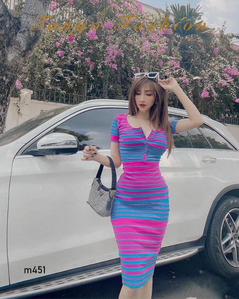 Đầm ôm body, Váy thun kiểu dáng sexy nữ, đầm mặc đi chơi - TANGO SHOP