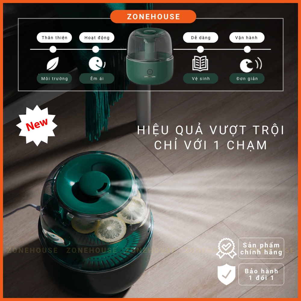 Máy tạo độ ẩm khuếch tán tinh dầu Trái bí Deerma ZONEHOUSE, sản phẩm cao cấp - Máy tạo độ ẩm, máy phun sương