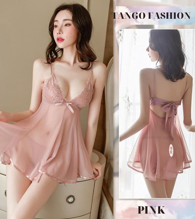 Váy ngủ sexy, đầm voan ren cao cấp thiết kế gợi cảm, tặng quần chíp G-string [TANGO FASHION]