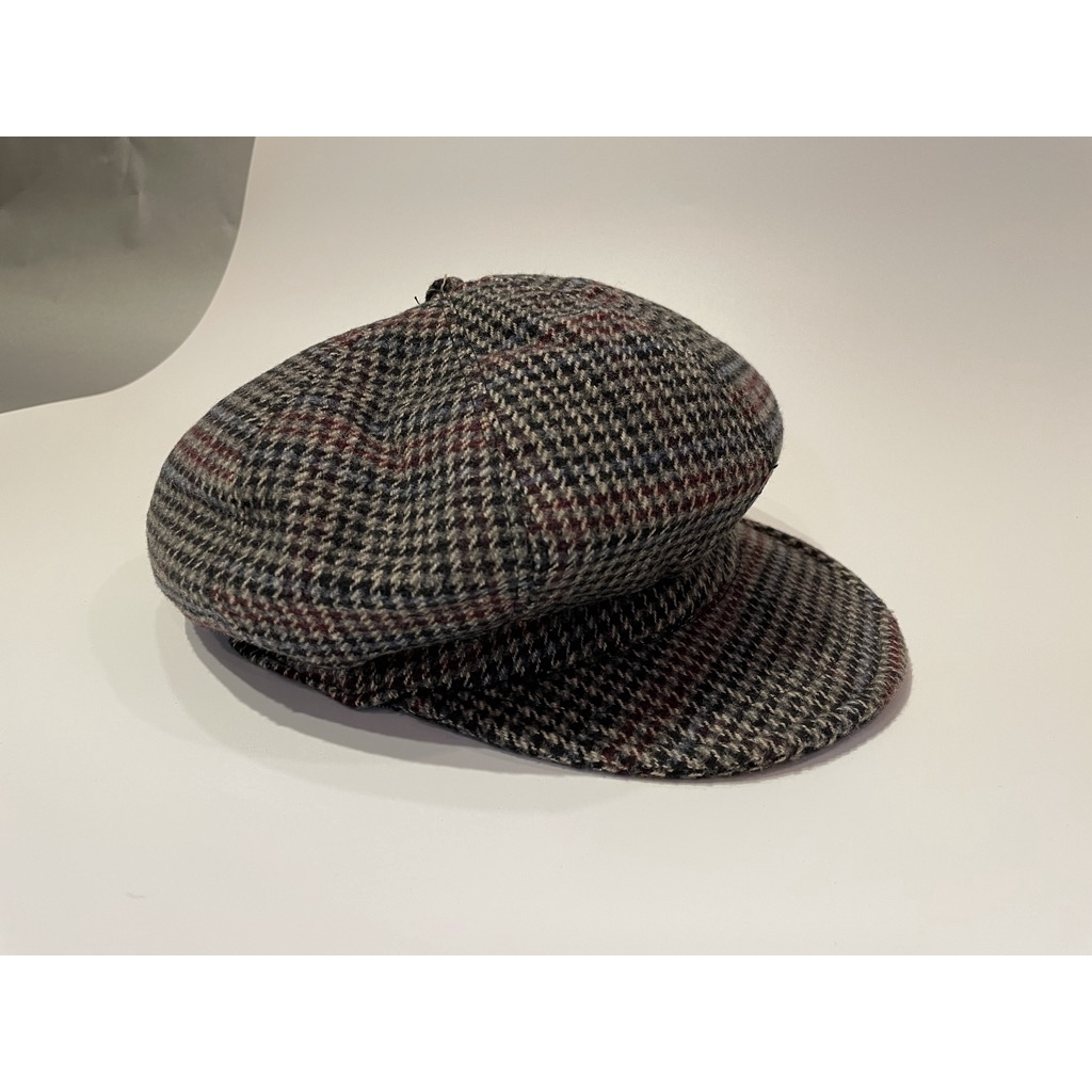 Mũ Nồi Họa Tiết Sọc Caro Phong Cách Retro Anh Quốc Cho Nữ
