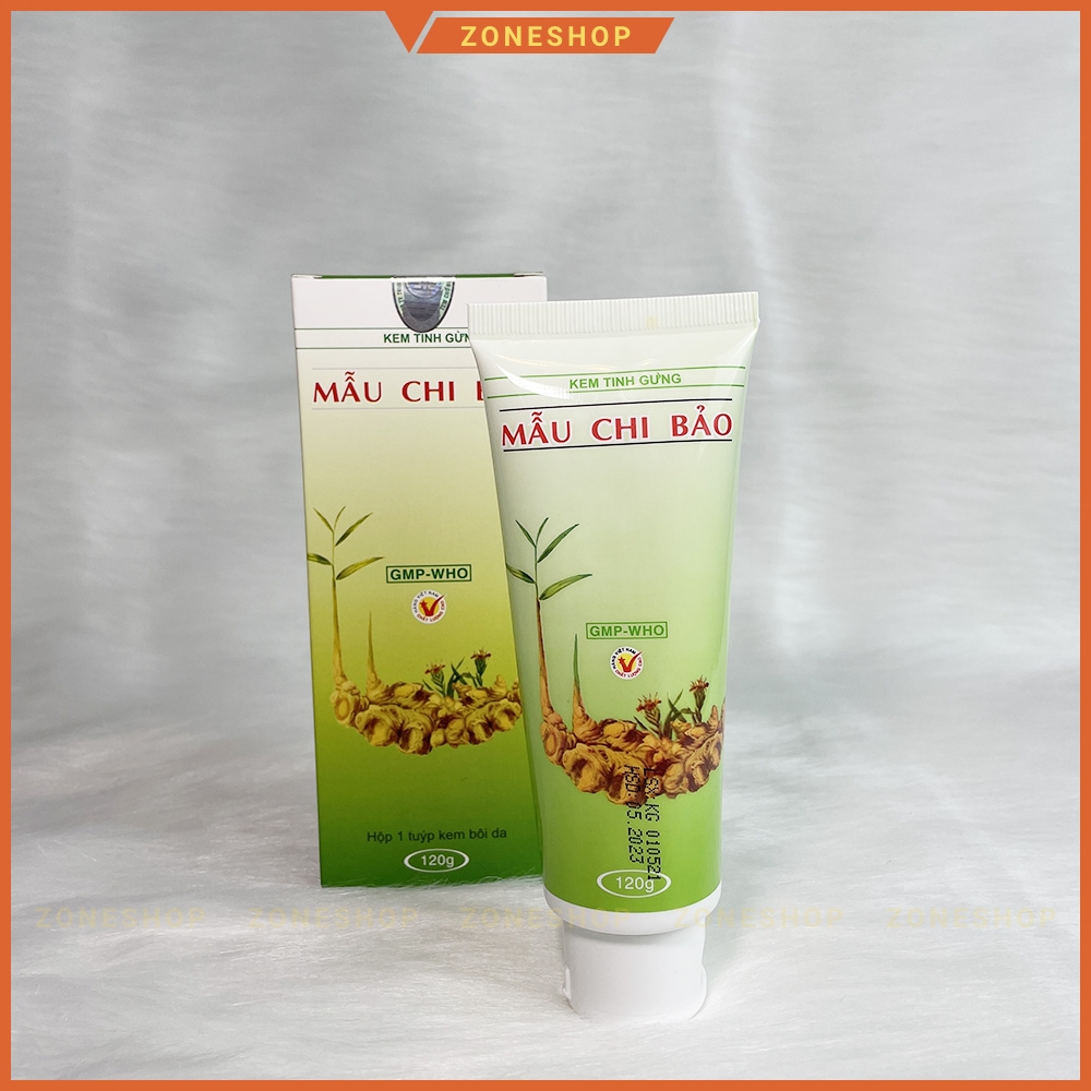 Kem TAN MỠ, SĂN CHẮC DA - Kem gừng xoa bóp Mẫu Chi Bảo - Hỗ trợ giảm mỡ bụng, giảm đau cơ, xương khớp, đau lưng, vai