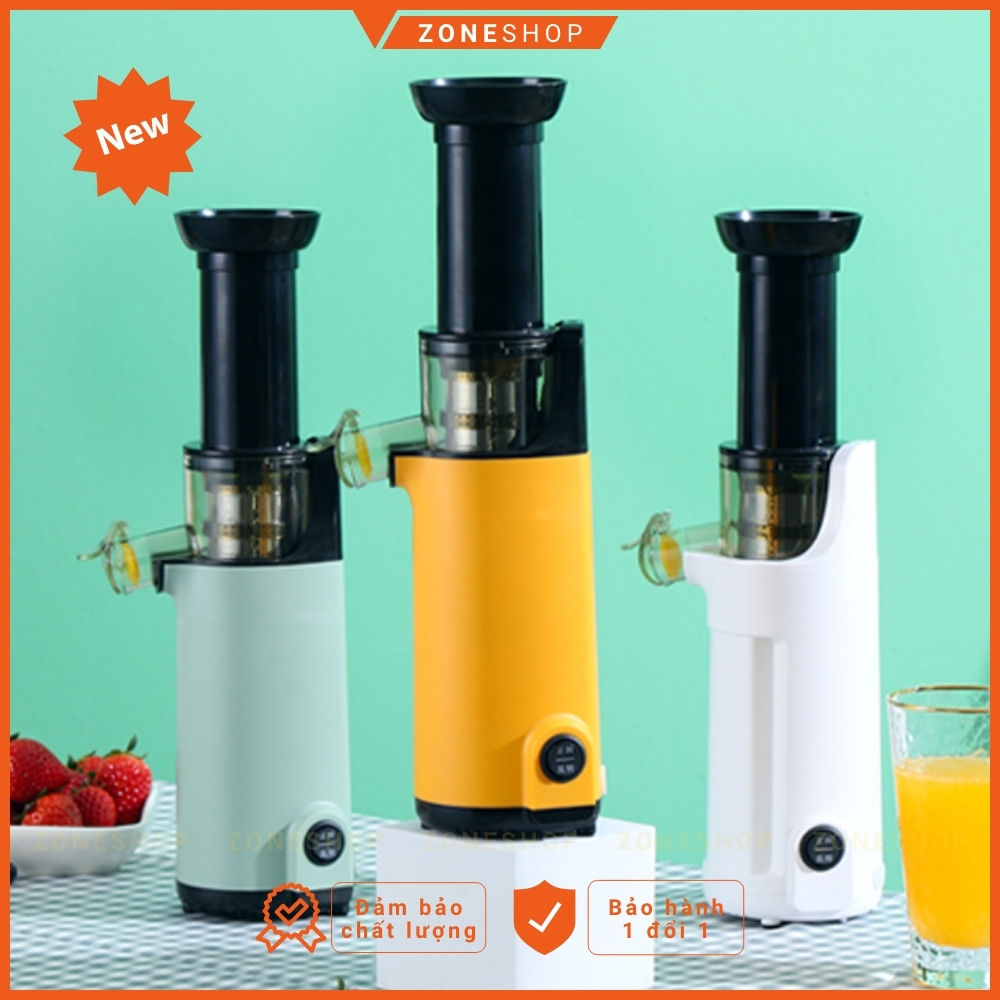 Máy ép chậm mini ZONEHOUSE - GUOYUAN Máy Ép Trái Cây Tươi GUOYUAN hàng mới phiên bản nâng cấp mạnh mẽ nhất [ZONESHOP]