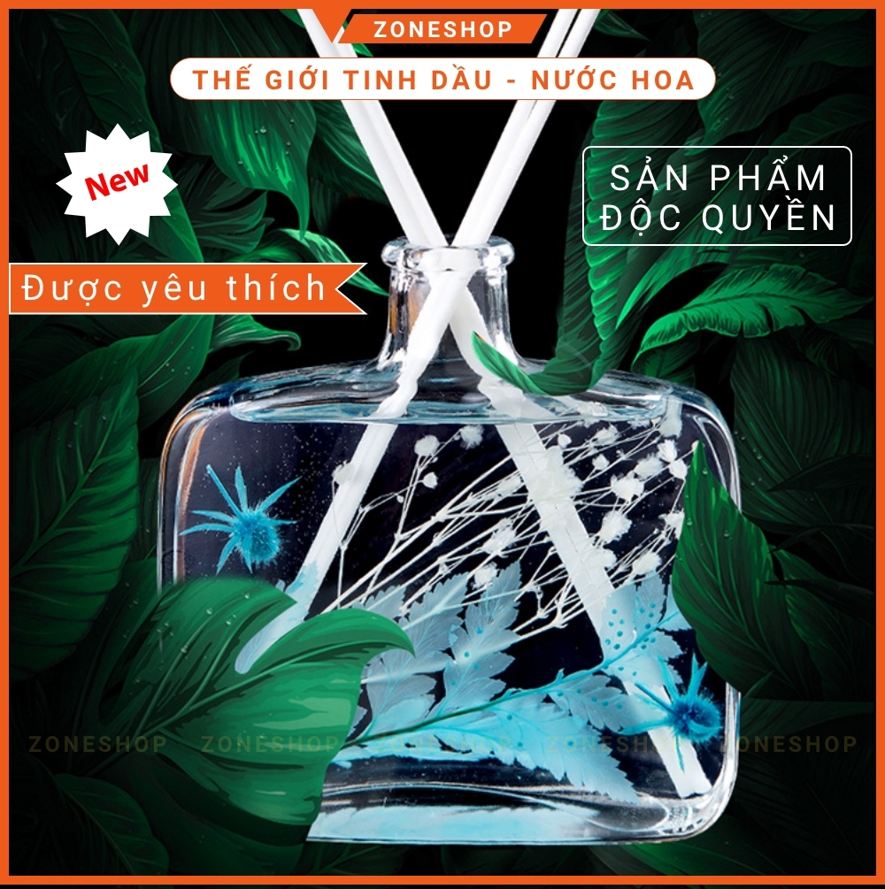 Nước hoa thơm phòng, lọ hoa tinh dầu khuếch tán WACHNN-ZONESHOP, nước hoa tinh dầu thơm phòng cao cấp