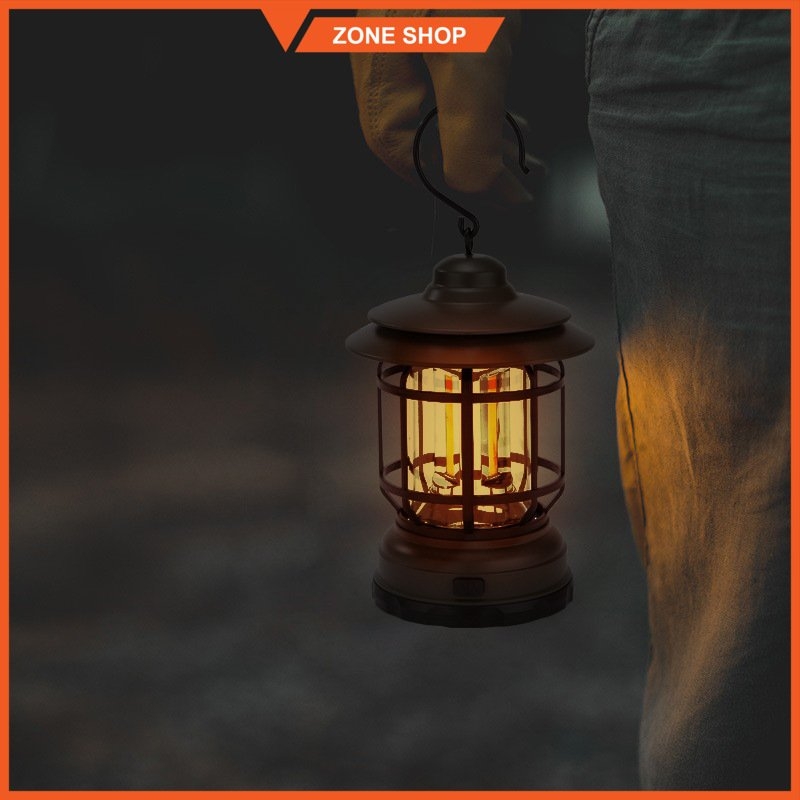Đèn dầu cắm trại Đèn lều cắm trại ngoài trời Đèn sạc trực tiếp USB nhỏ gọn và di động Đèn cắm trại không thấm nước.