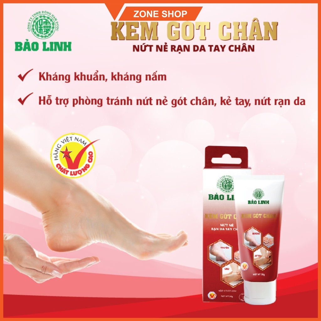 Kem Tinh Dầu Gót Chân Bảo Linh  50gram