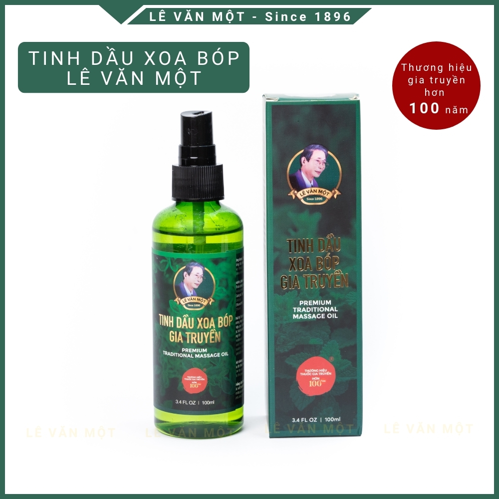 Tinh dầu xoa bóp gia truyền Lê Văn Một, thương hiệu hơn 100 năm, cao xoa bóp thông kinh lạc, mỏi vai đau lưng LÊ VĂN MỘT