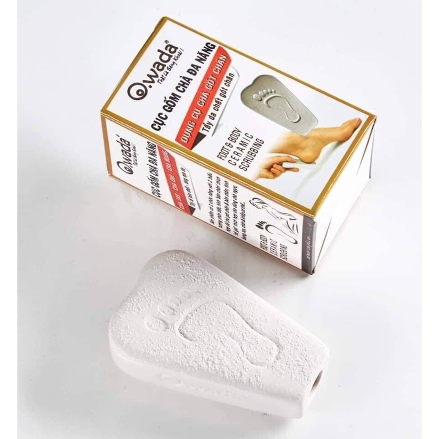 Đá chà gót chân, chà lưng, body - Dụng cụ tẩy tế bào chết gót chân, body, chất liệu GỐM, thương hiệu OWADA [ZONESHOP.VN]